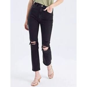 Abercrombie & Fitch ankle straight ultra high rise jeans